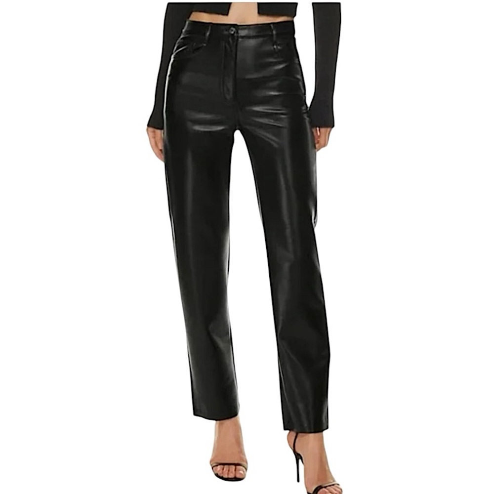Aritzia Wilfred THE MELINA Vegan Leather Pants size 6